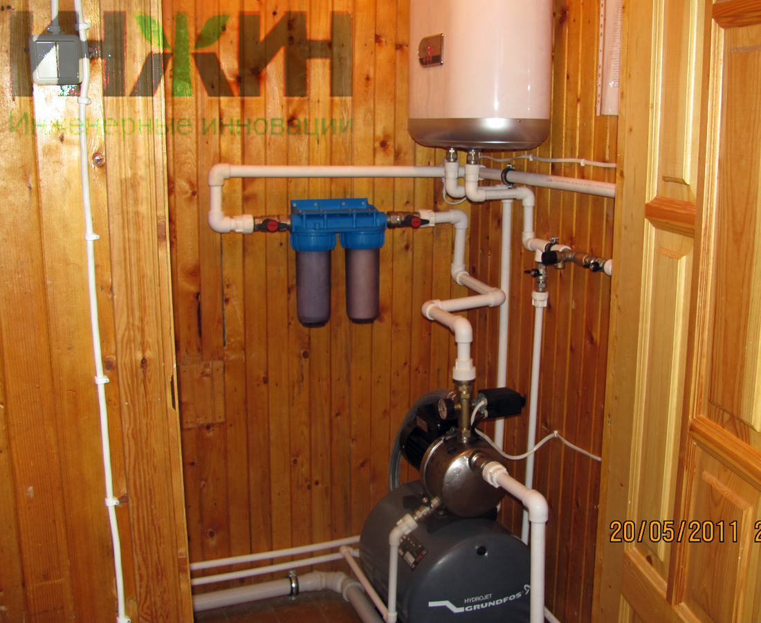 Монтаж (замена) системы водоснабжения дачного домика
