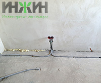 Монтаж кабелей для освещения и розеток дома в КП "Дачный-2"