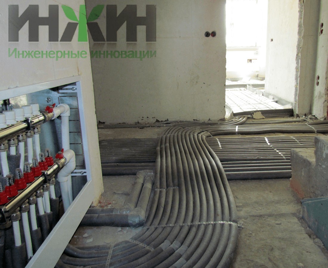 Монтаж отопления в КП Малиновка
