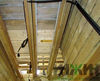 Монтаж электропроводки в конструкции деревянного дома