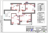 Проект электрики - электрика 2 этажа дома в Балашихе