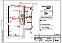 Проект электрики - розетки 1 этажа дома в дер. Ибрагимово (Республика Башкортостан)