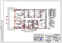 Проект электрики - розетки 1 этажа дома в дер. Лобково