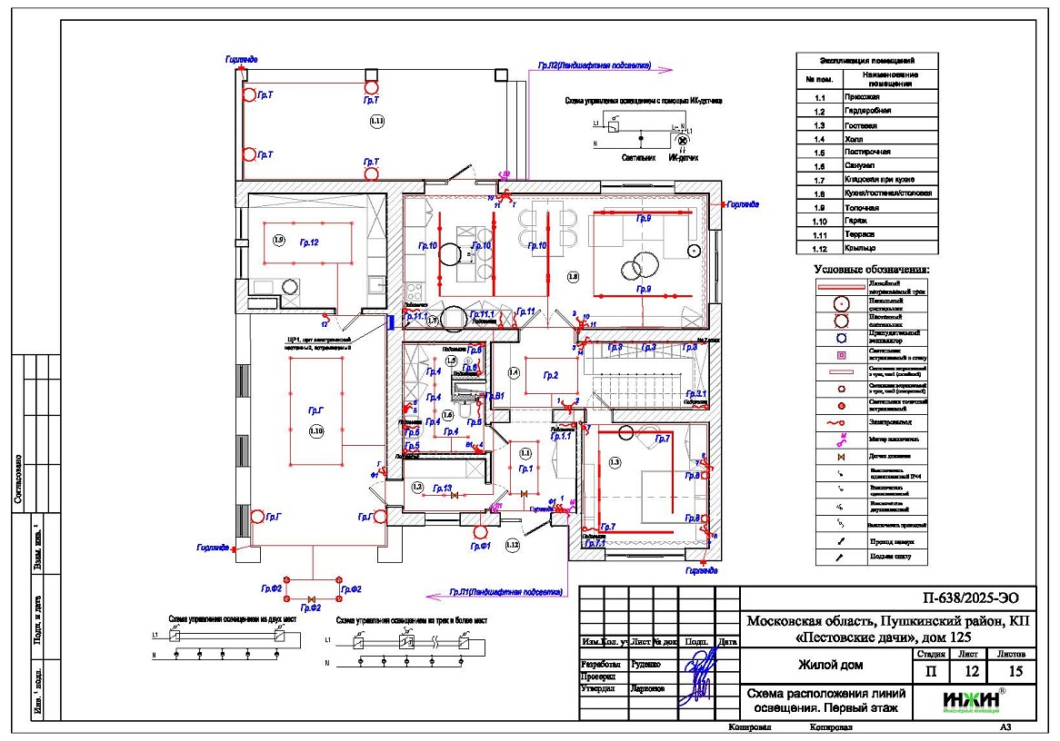 Электропроводка дома в КП «Пестовские дачи» Проект электропроводки дома в КП «Пестовские дачи»
