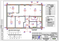 Проект электрики освещение дома в с. Белая Колпь (го Шаховская)