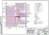 Проект теплого пола дома в Балашихе