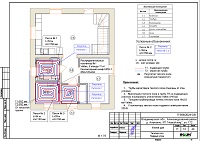 Проект теплого пола основного дома в КП “Новый Мир” Владимирской области