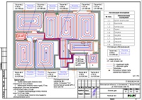 Проект теплого пола основного дома в с. Белая Колпь (го Шаховская)