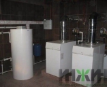 Монтаж двух газовых котлов Beretta в индивидуальной котельной