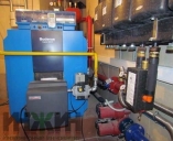 Монтаж газовой горелки Weishaupt на котле Buderus