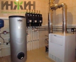 Монтаж газового котла Vaillant с дымоходом Rosinox