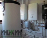 Напольный бойлер ACV, монтаж с котлами Vaillant в котельной