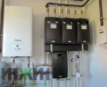 Монтаж электрического котла Vaillant с коллектором Meibes