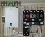 Электрический котел отопления ZOTA с насосными группами STOUT, монтаж в котельной Электрический котел отопления ZOTA , монтаж в котельной