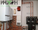 Котлы Vaillant в котельной с медными трубами