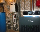 Котел Buderus с модулем Meibes Kombimix