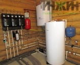 Монтаж бойлера Reflex, котла Vaillant и коллектора Meibes