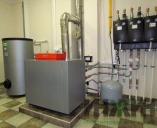 Напольный котел Viessmann с дымоходом Rosinox