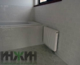 Монтаж радиатора отопления Kermi в санузле
