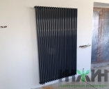 Установка дизайн-радиатора Гармония (КЗТО) Гармония, дизайн-радиатор отопления