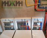 Установка коллекторов отопления и теплого пола Монтаж коллекторов отопления и теплого пола