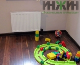 Установка радиаторы Kermi в детской комнате