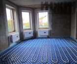 Монтаж теплого пола: труба металлопластик Valtec, основание тормопол Формат из ламинированного пенополистирола