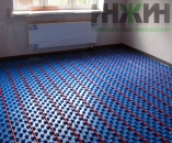 Монтаж водяного теплого пола в частном доме (г.Балашиха)