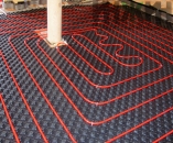 Монтаж теплого пола Valtec в доме из бревна