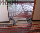 Монтаж теплого пола в доме из газоблоков