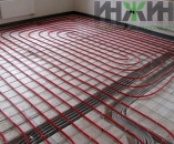 Теплый пол Valtec на арматурной сетке