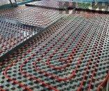 Монтаж теплого пола с тубами Rehau Теплый пол Rehau, монтаж в каркасном доме