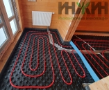 Монтаж теплого пола в деревянном доме Монтаж теплого пола Rehau в деревянном доме