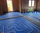 Монтаж теплого пола Valtec в деревянном доме