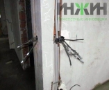 Монтаж силовых линий в оштукатуренной стене