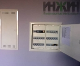 Встроенный электрический щит, монтаж в коттедже КП
