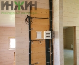 Электрический распределительный щит, установка на мансарде Электрический распределительный щит, установка на мансарде