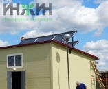 Солнечные коллекторы на кровле ИТП