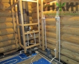 Водопровод и канализация в деревянном доме Монтаж водопровода и канализация в деревянном доме