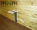 Вода и канализация в деревянном доме Выводы воды и канализации в деревянном доме